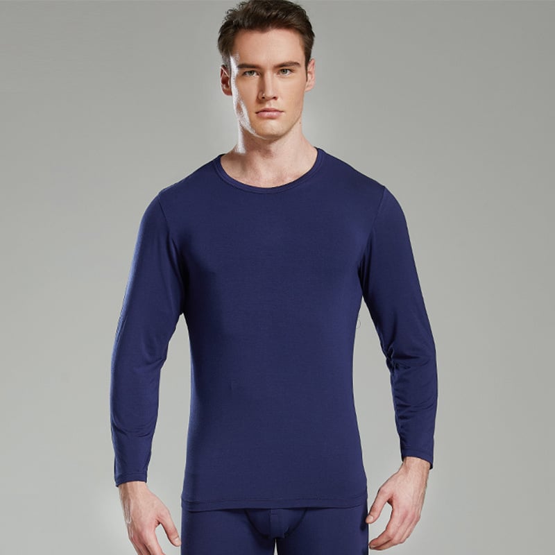 Мъжки модал базов слой панталони, антибактериални, висока талия, къса кройка