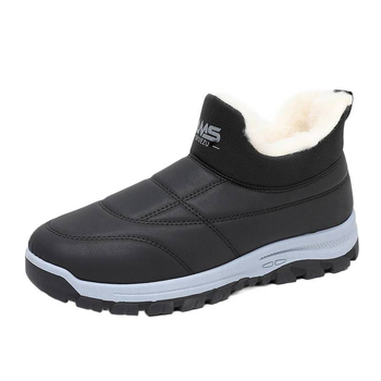 Pánske zimné topánky do snehu – teplá vlnená podšívka, protišmyková podrážka, vstrekovaná konštrukcia.