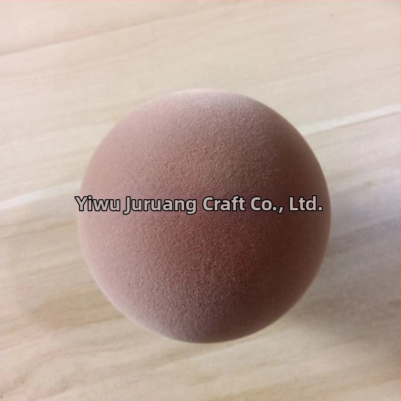 Vianočná guľa s flockingom — Poly Velvet značka, materiál flocking a flocking spracovanie