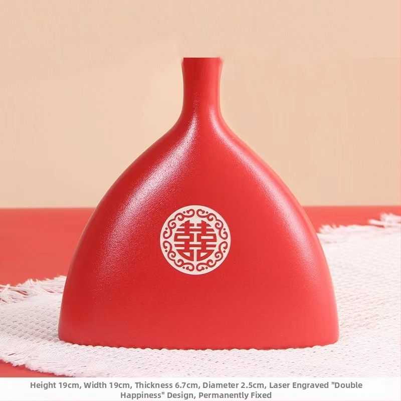 Qiyang Umelé kvety — Granátové jablko, Bohatá ovocná odroda, Materiál 1390, určené na obývaciu izbu a svadobnú výzdobu