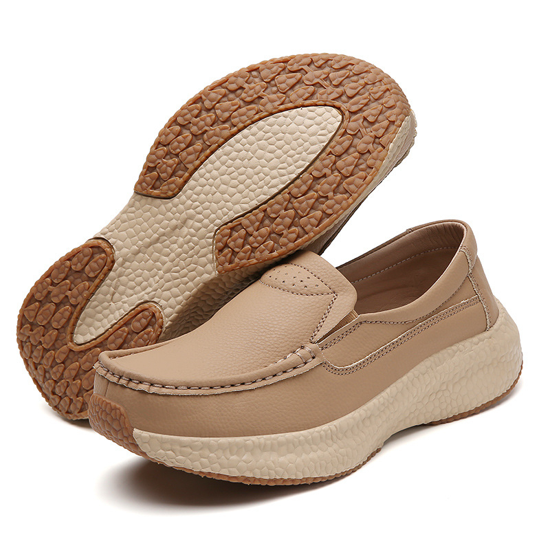 Női kényelmes slip-on cipő hálós felsőrésszel, kerek orr, vastag MD talp, alacsony boka, lélegző