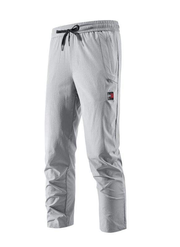 Muške Ice Silk sportske hlače, prozračne, brzo se suše, elastične, kratke ravne kroja, srednji pojas