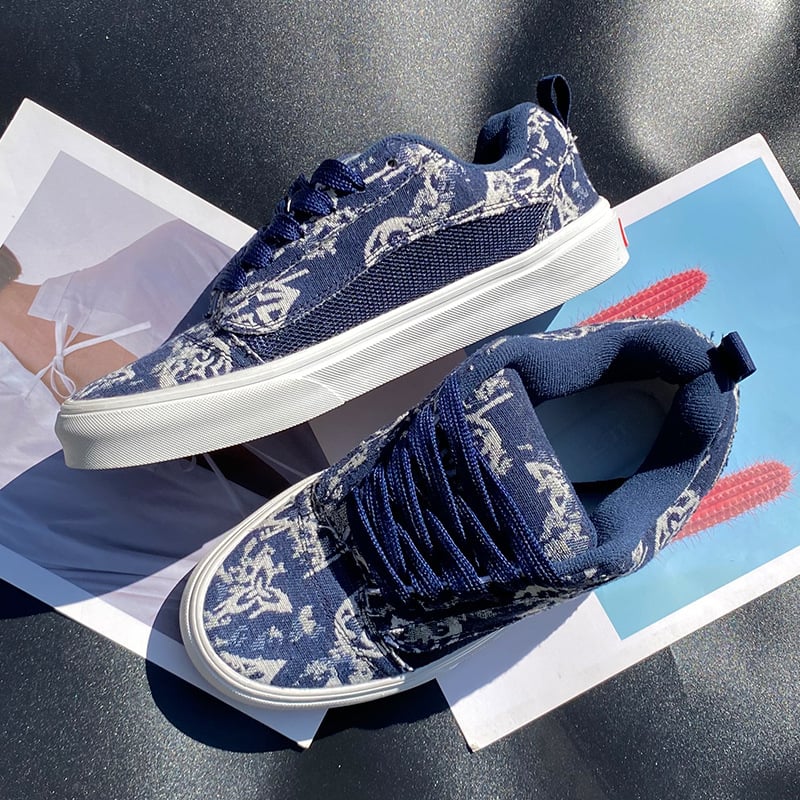 Unisex Casual nízke tenisky, vrchný materiál z syntetickej kože, gumová podrážka, šnúrky vpredu, vzor color-blocking