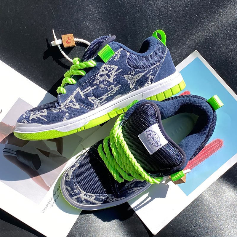 Unisex Casual nízke tenisky, vrchný materiál z syntetickej kože, gumová podrážka, šnúrky vpredu, vzor color-blocking