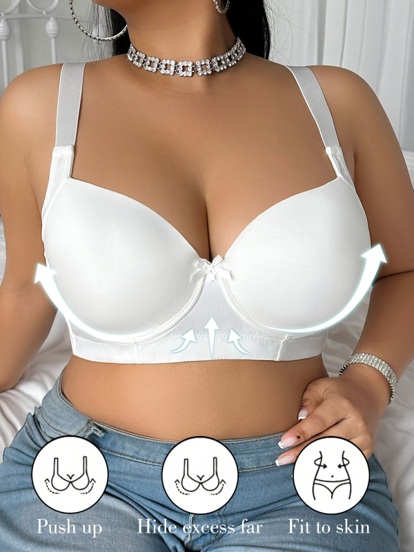 Бра - Нейлон, повдигащ, дишащ, събиращ, с тънка формована чашка