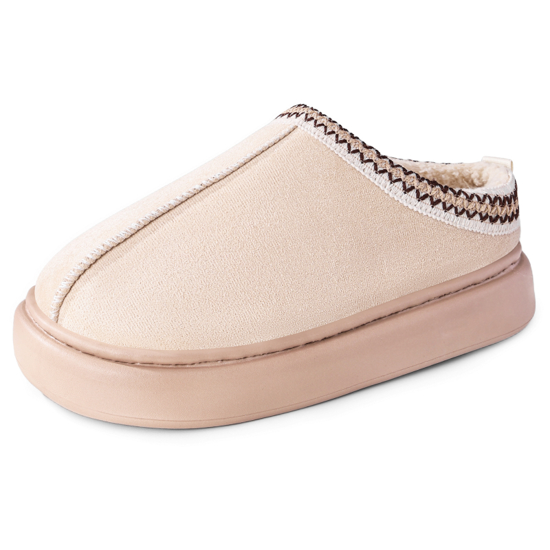 Puuvillased sussid talveks – soojad, ülemine kiht Mongoolia veluur, EVA tall, slip-on, ümmargune varvas