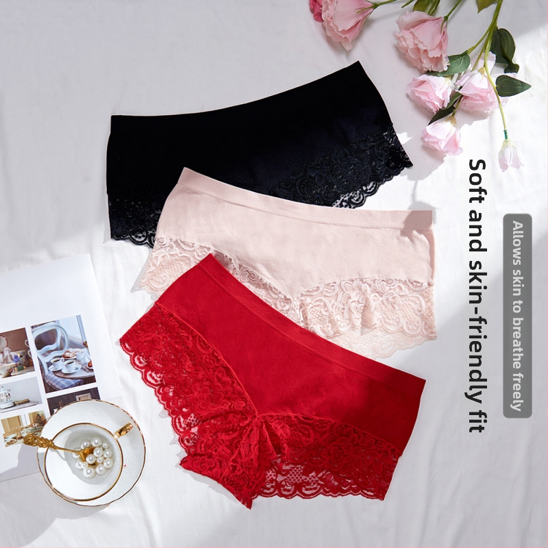 Bezšvové dámske nohavičky z nylonu, s bavlneným rozkrokom, stredný pás, priedušné, tvarujúce telo a zdvihnutie zadku