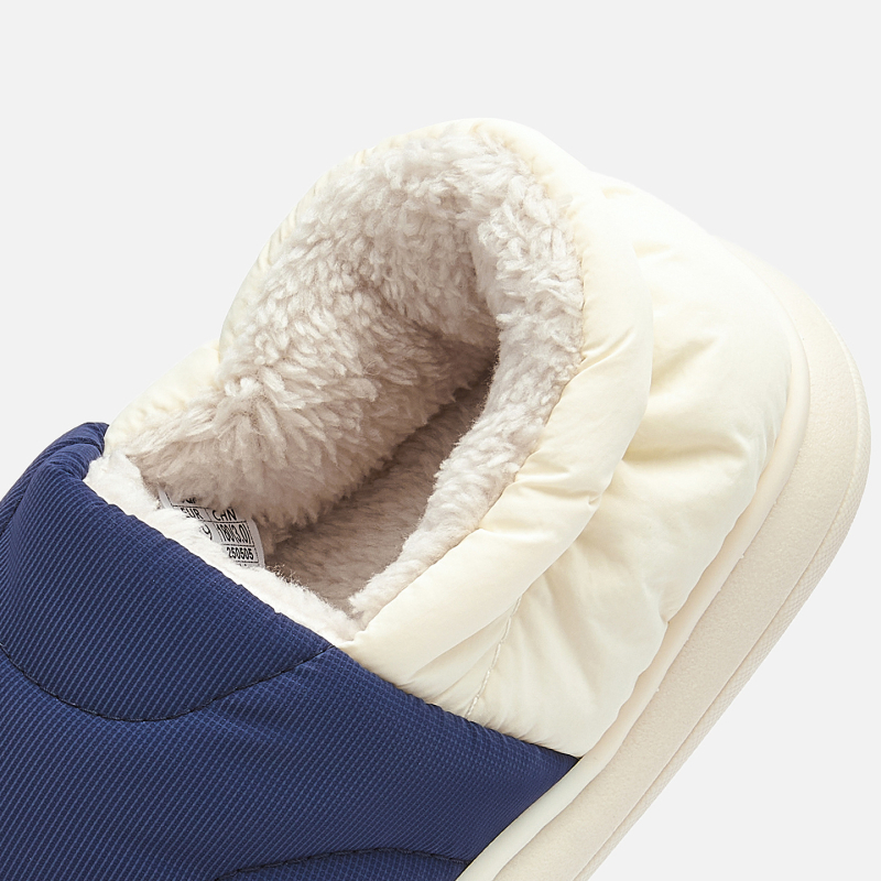 Balabala Laste puuvillased sussid kandiga - unisex, soojad talvised siseruumide jalanõud, kunstnahk ülemine, plastikust tald