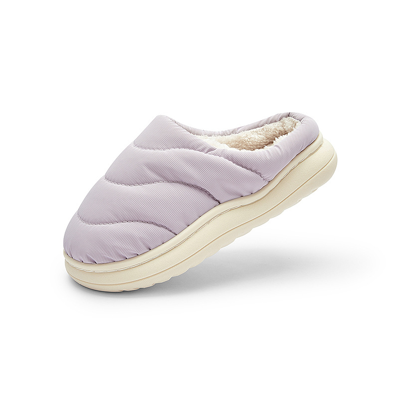 Balabala Laste puuvillased sussid kandiga - unisex, soojad talvised siseruumide jalanõud, kunstnahk ülemine, plastikust tald