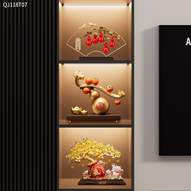 Živicová ozdoba v tvare tekvice do obývačky — štýl ľahký luxus, obchodný dar, model ltao912732657409