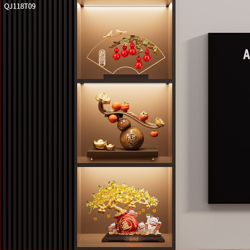 Živicová ozdoba v tvare tekvice do obývačky — štýl ľahký luxus, obchodný dar, model ltao912732657409