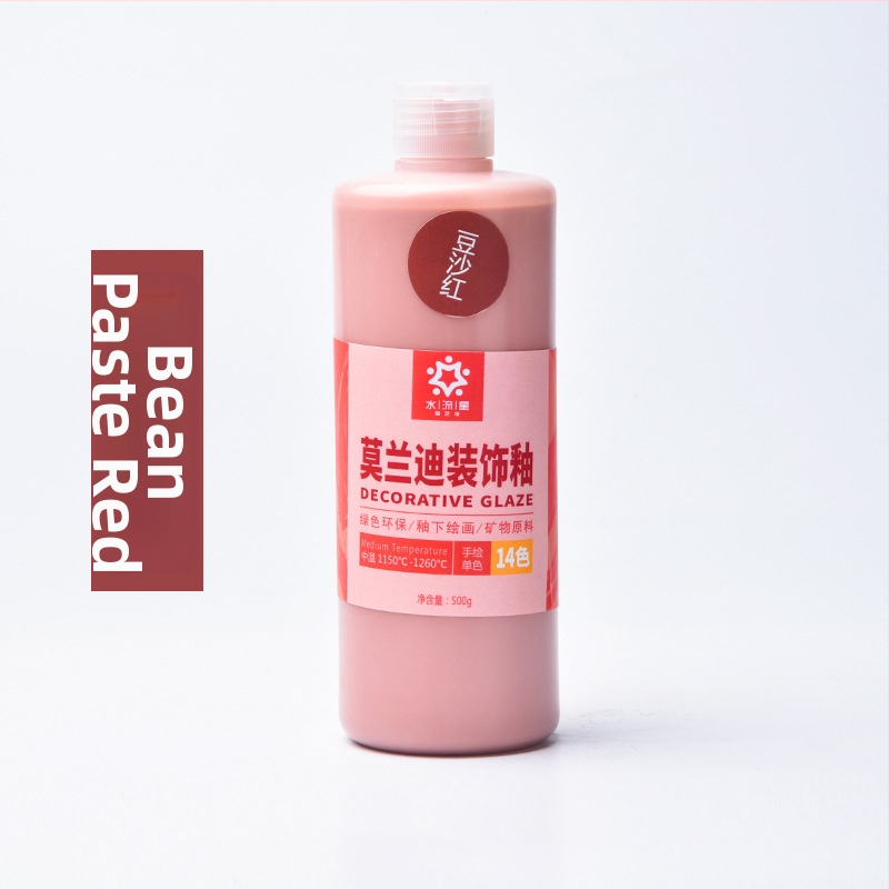 Morandi keramická glazúra — dekoratívna podglazúra na maľovanie keramiky (Značka: Water meteor ceramic; Materiál: Kvapalina; Účel: Farbenie; IP: Nie)