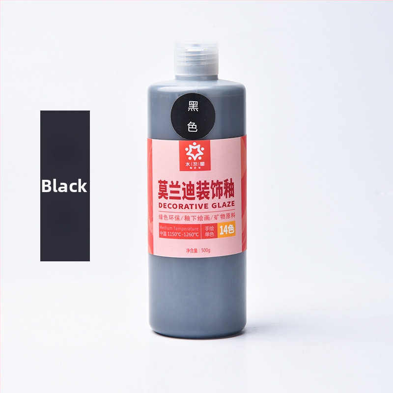 Morandi keramická glazúra — dekoratívna podglazúra na maľovanie keramiky (Značka: Water meteor ceramic; Materiál: Kvapalina; Účel: Farbenie; IP: Nie)