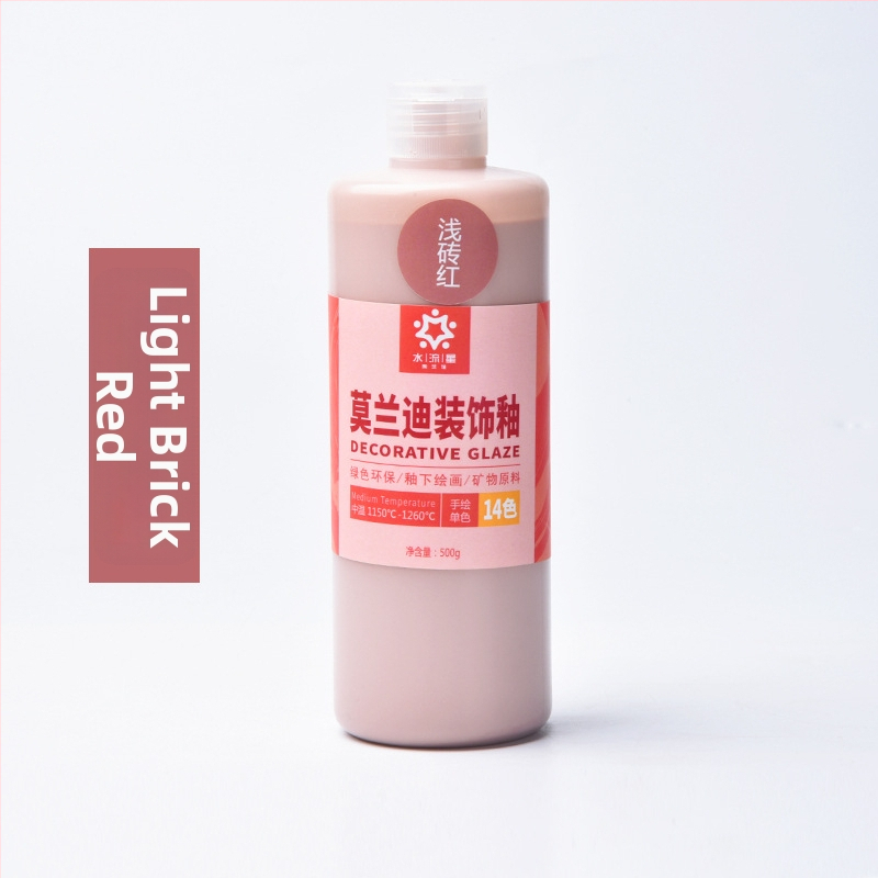 Morandi keramická glazúra — dekoratívna podglazúra na maľovanie keramiky (Značka: Water meteor ceramic; Materiál: Kvapalina; Účel: Farbenie; IP: Nie)