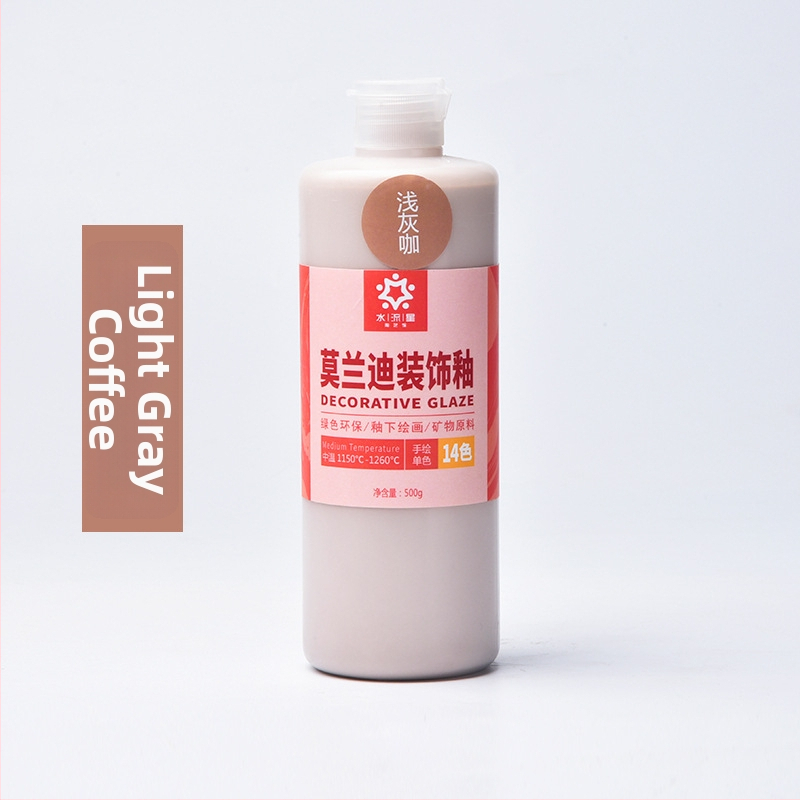 Morandi keramická glazúra — dekoratívna podglazúra na maľovanie keramiky (Značka: Water meteor ceramic; Materiál: Kvapalina; Účel: Farbenie; IP: Nie)