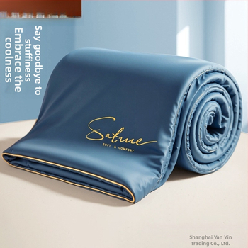 Prikrývka z bavlny pre všetky ročné obdobia, výplň zo sójových vlákien, twill tkanina, veľmi ľahká do 0,5 kg, pratiteľná v práčke