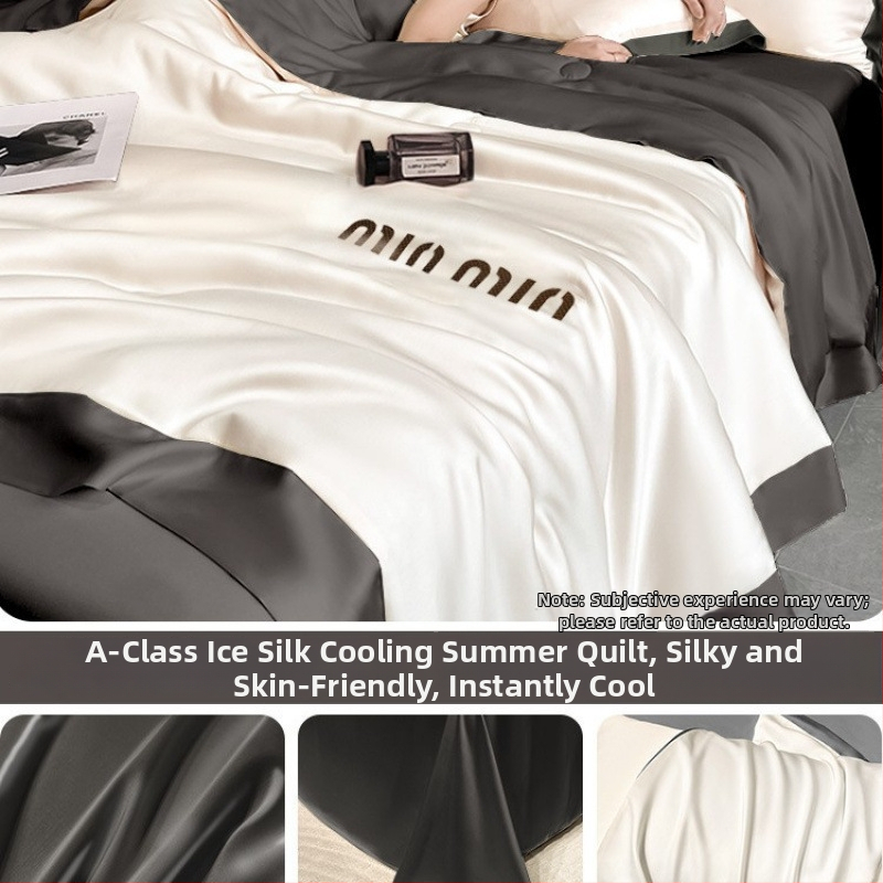 Prikrývka z bavlny pre všetky ročné obdobia, výplň zo sójových vlákien, twill tkanina, veľmi ľahká do 0,5 kg, pratiteľná v práčke