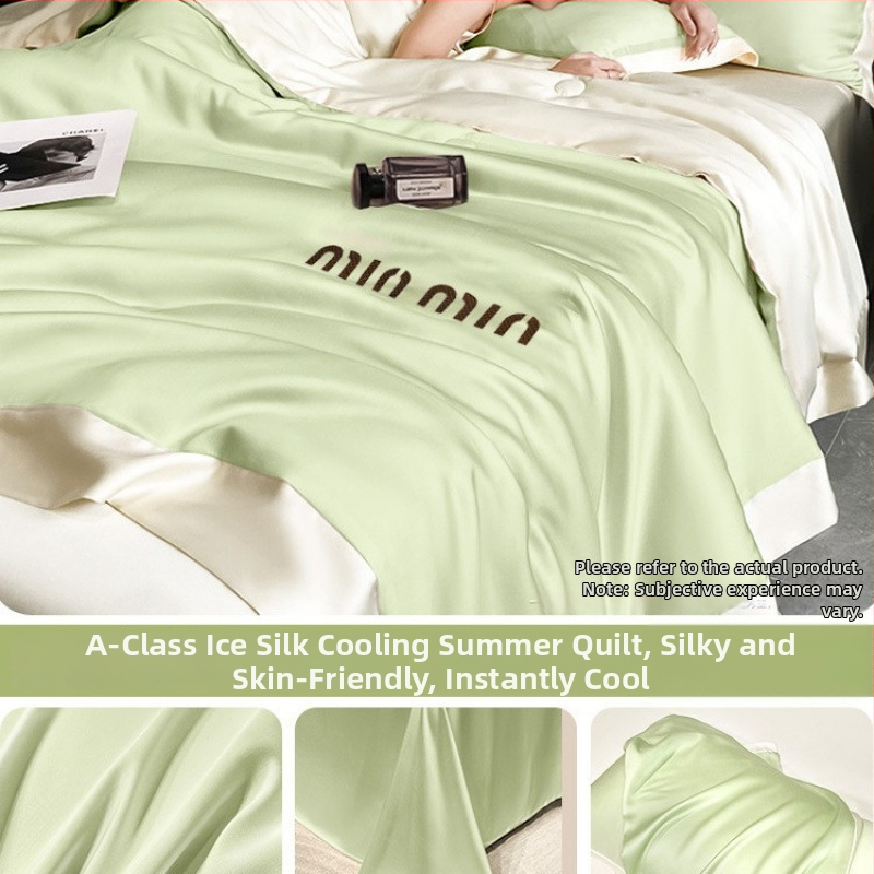 Prikrývka z bavlny pre všetky ročné obdobia, výplň zo sójových vlákien, twill tkanina, veľmi ľahká do 0,5 kg, pratiteľná v práčke