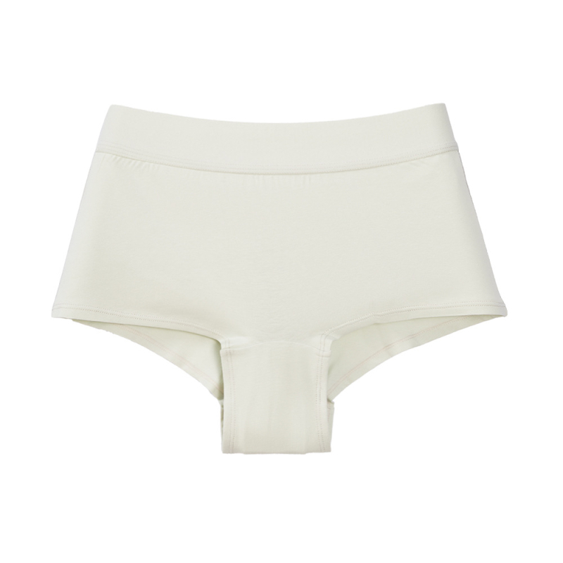 Dámske bavlnené boxerky so stredným pásom, priedušné, pletená látka, rozkroková výstelka 95-100% bavlna