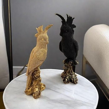 Soška z živice, ručne maľovaná, svetlý luxusný štýl, séria korálikov, prispôsobiteľná