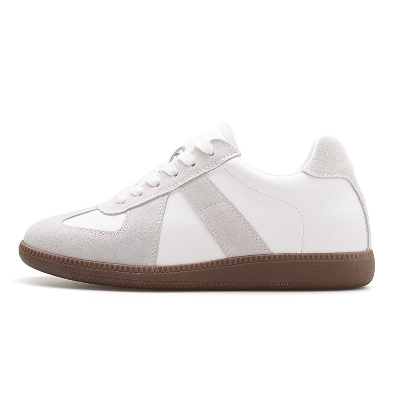 Unisex tenisky Sangseey z pravej kože, nízky profil, gumová podrážka, šnúrky