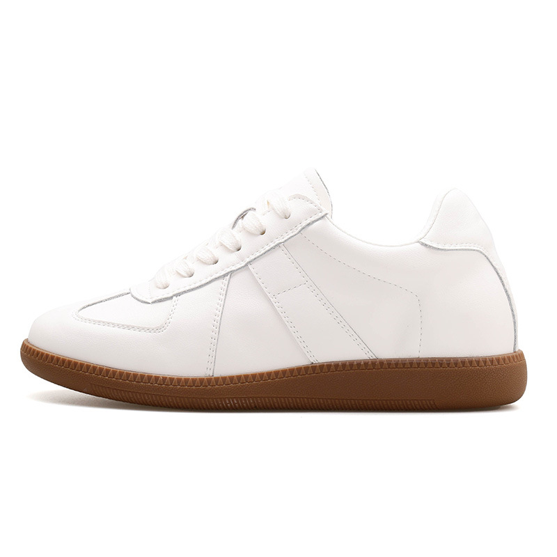 Unisex tenisky Sangseey z pravej kože, nízky profil, gumová podrážka, šnúrky
