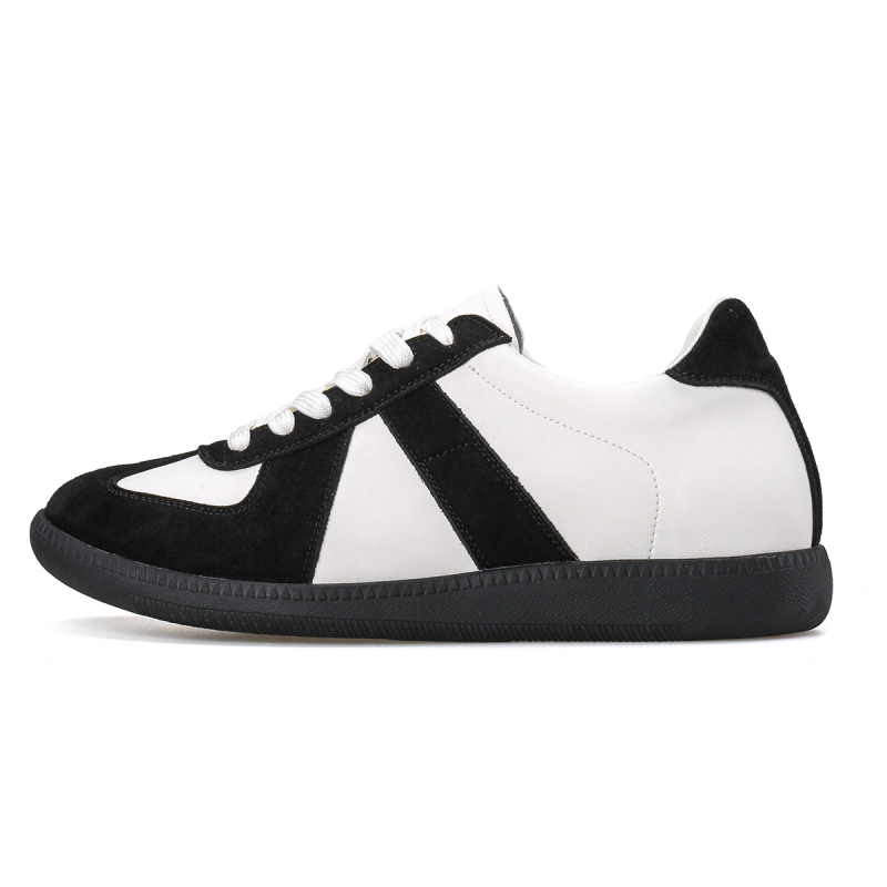 Unisex tenisky Sangseey z pravej kože, nízky profil, gumová podrážka, šnúrky