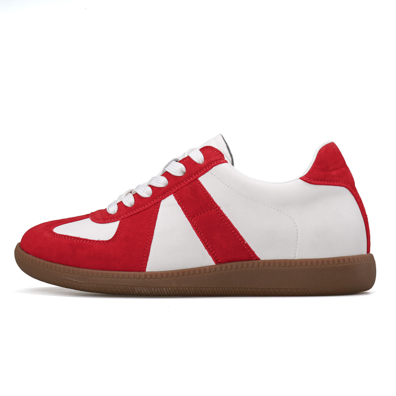 Unisex tenisky Sangseey z pravej kože, nízky profil, gumová podrážka, šnúrky