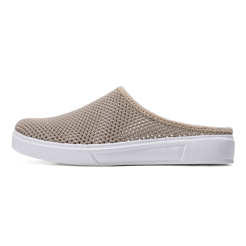 Női szabadidős hálós cipő Flyknit felsővel, kerek orr, alacsony felső rész, MD talp
