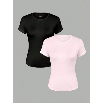 Unisex majica s logom, Slim fit, 3/4 rukav, vlakna mliječnog proteina