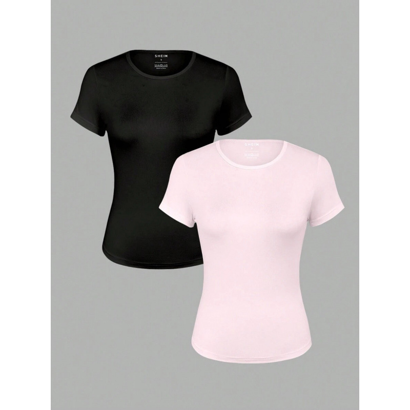 Unisex majica s logom, Slim fit, 3/4 rukav, vlakna mliječnog proteina