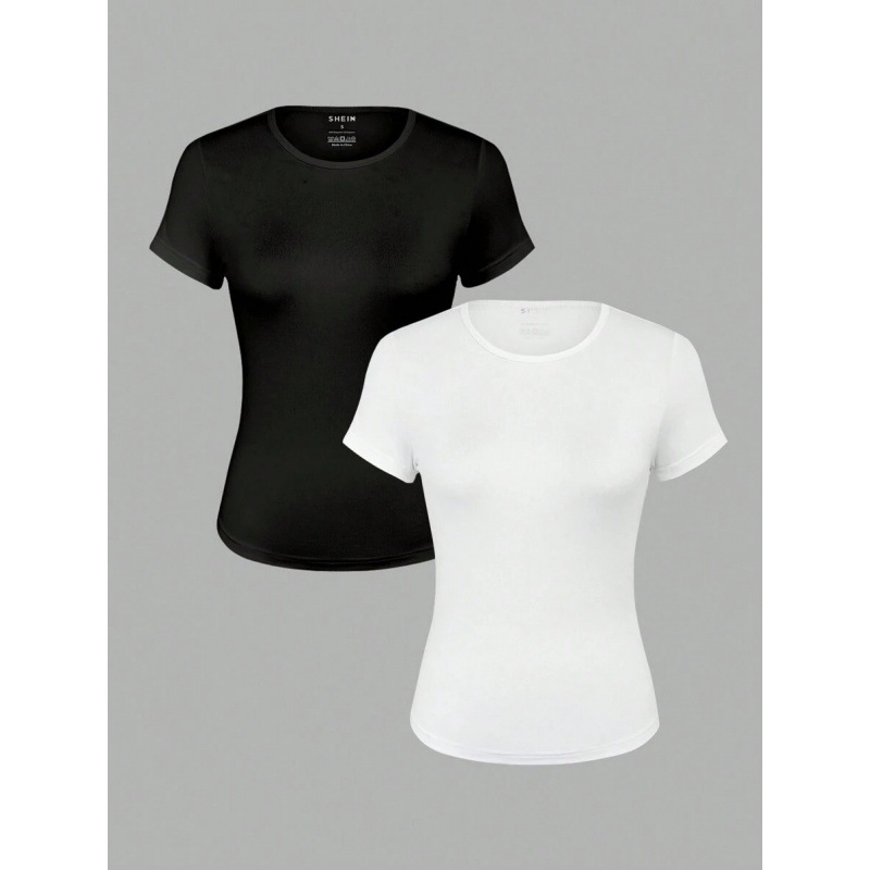 Unisex majica s logom, Slim fit, 3/4 rukav, vlakna mliječnog proteina