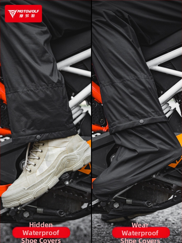 Dvojdielny plášť na motorku pre mužov, nepremokavý, na jarnú jazdu