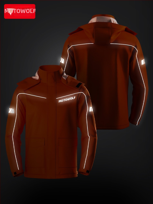 Dvojdielny plášť na motorku pre mužov, nepremokavý, na jarnú jazdu