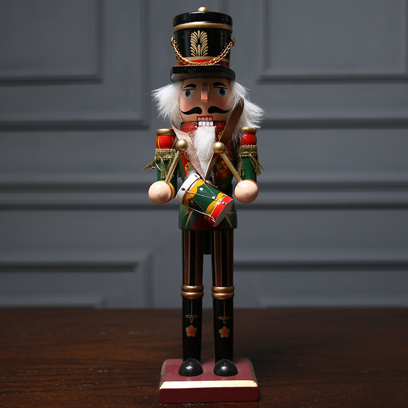 Drevená figúrka Nutcracker – Britský vojak, európsky štýl, čiastočne ručne vyrábaná, dizajn postavy