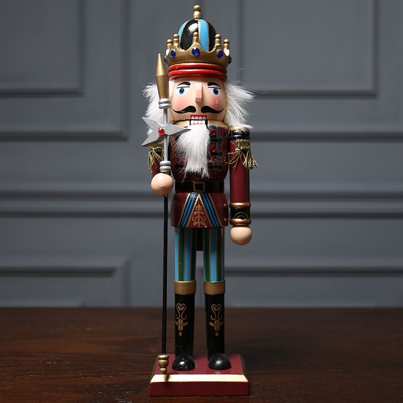 Drevená figúrka Nutcracker – Britský vojak, európsky štýl, čiastočne ručne vyrábaná, dizajn postavy