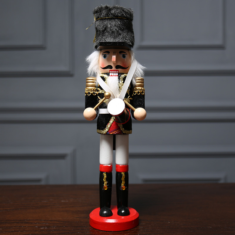 Drevená figúrka Nutcracker – Britský vojak, európsky štýl, čiastočne ručne vyrábaná, dizajn postavy