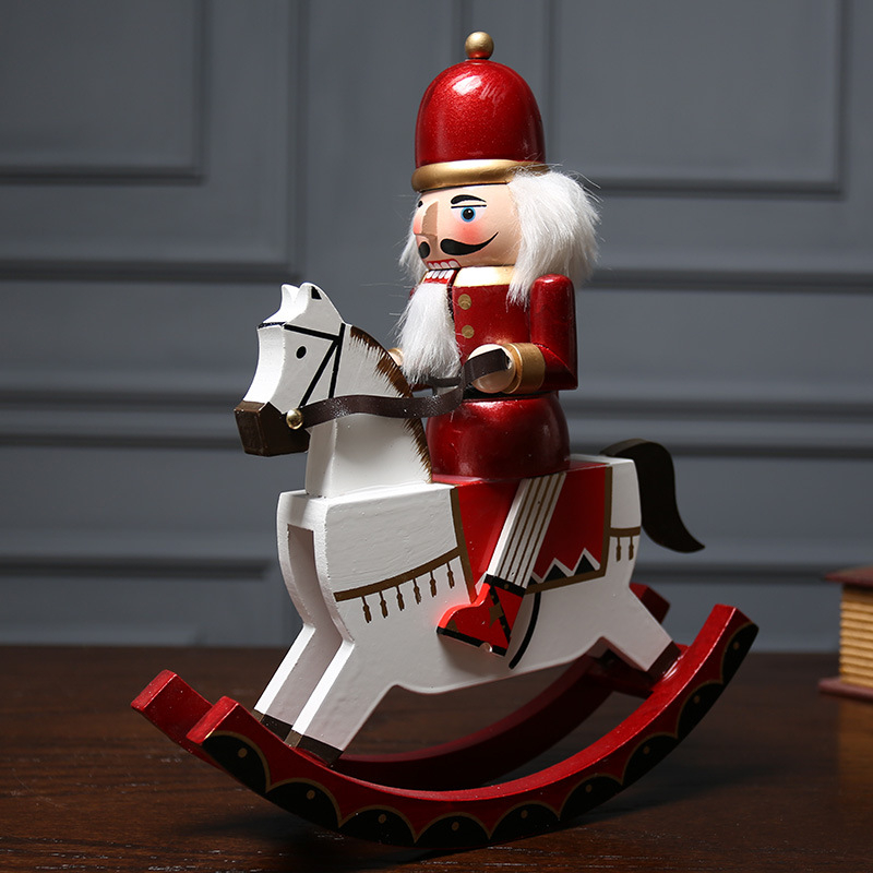 Drevená figúrka Nutcracker – Britský vojak, európsky štýl, čiastočne ručne vyrábaná, dizajn postavy