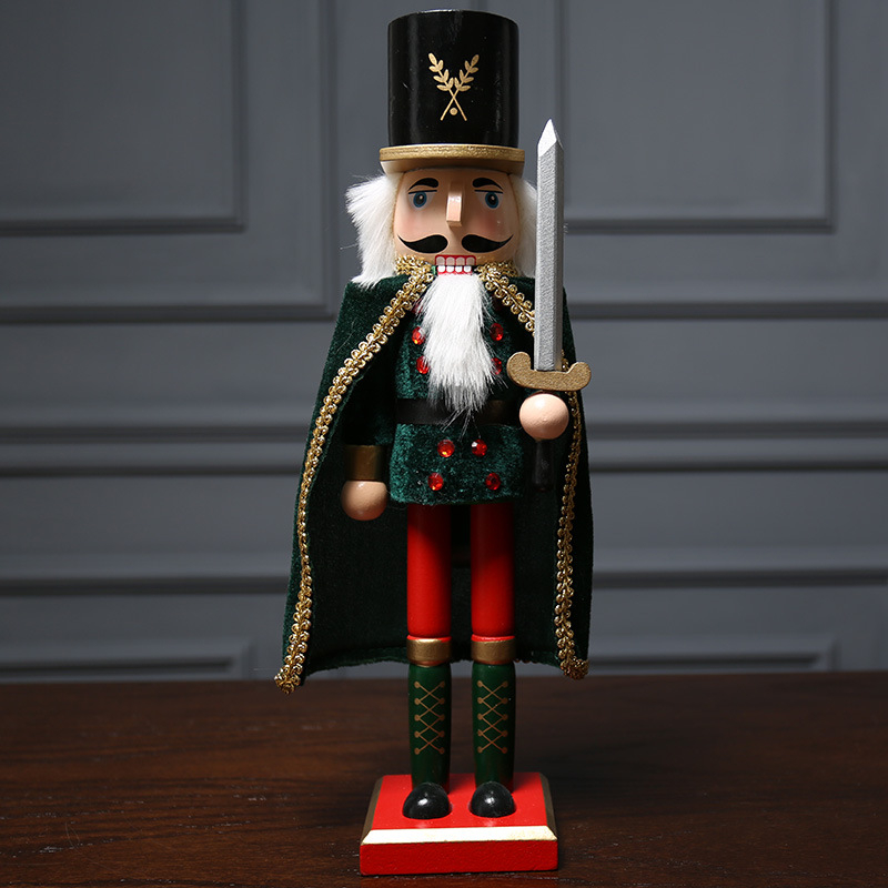 Drevená figúrka Nutcracker – Britský vojak, európsky štýl, čiastočne ručne vyrábaná, dizajn postavy