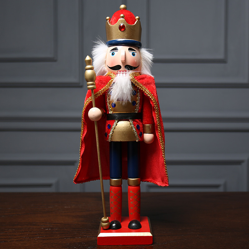 Drevená figúrka Nutcracker – Britský vojak, európsky štýl, čiastočne ručne vyrábaná, dizajn postavy