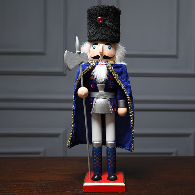 Drevená figúrka Nutcracker – Britský vojak, európsky štýl, čiastočne ručne vyrábaná, dizajn postavy
