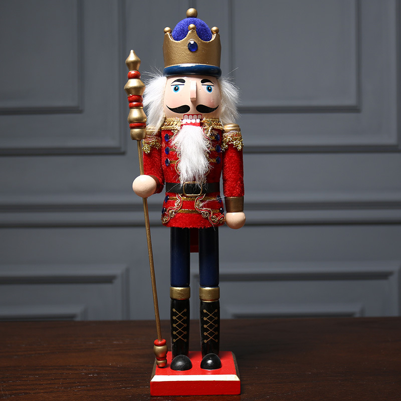 Drevená figúrka Nutcracker – Britský vojak, európsky štýl, čiastočne ručne vyrábaná, dizajn postavy