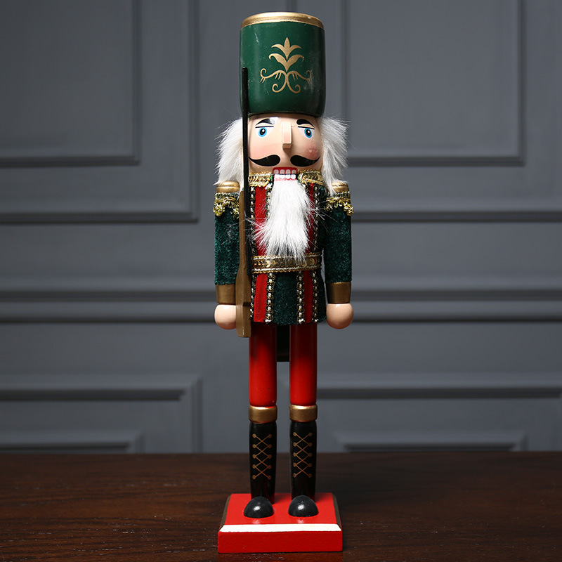 Drevená figúrka Nutcracker – Britský vojak, európsky štýl, čiastočne ručne vyrábaná, dizajn postavy