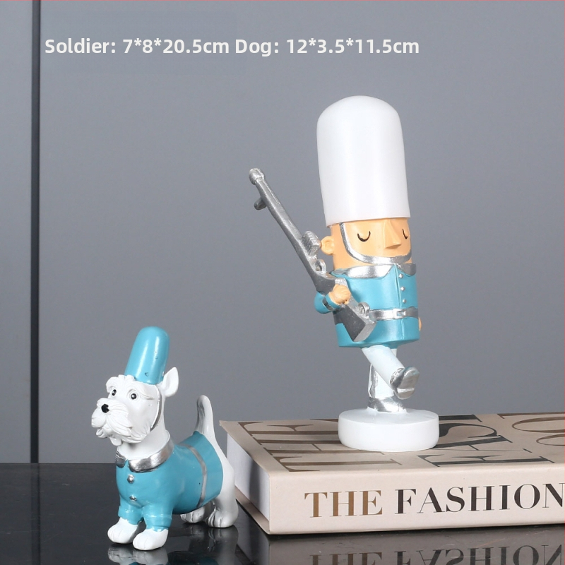 Drevená figúrka Nutcracker – Britský vojak, európsky štýl, čiastočne ručne vyrábaná, dizajn postavy