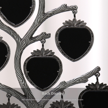 Kovový rám na fotografie v tvare stromu, moderný dizajn s elektrolytickou povrchovou úpravou, kreatívny rám, možnosť vlastných fotografií a darčekovej krabičky