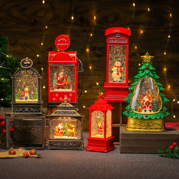 Plastikust jõulude muusika- ja valgusornament; stiilid: Korea versioon, Hiina stiil, klassikaline; sobib jõuludeks