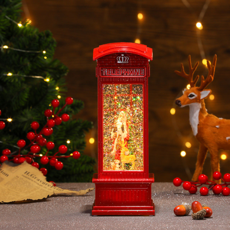 Plastikust jõulude muusika- ja valgusornament; stiilid: Korea versioon, Hiina stiil, klassikaline; sobib jõuludeks