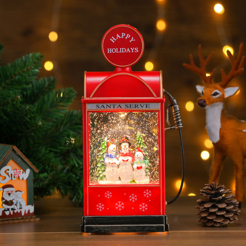 Plastikust jõulude muusika- ja valgusornament; stiilid: Korea versioon, Hiina stiil, klassikaline; sobib jõuludeks