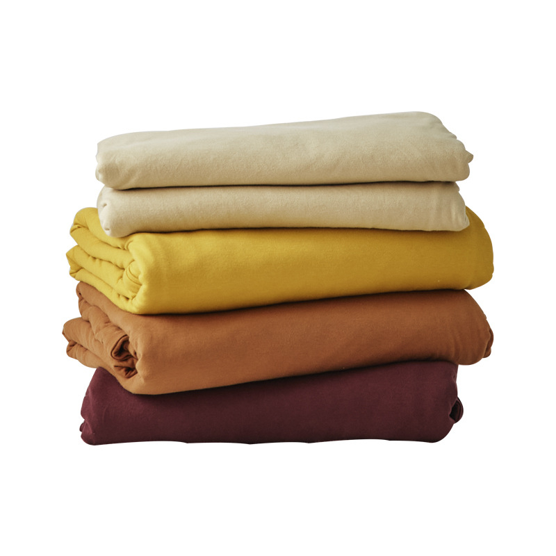 Калъф за завивка в японски стил от памук, плетен памук, реактивно боядисан памук, минималистично спално бельо