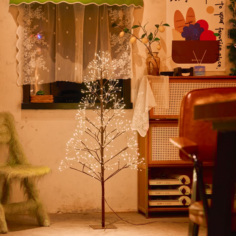 LED διακοσμητικό φως δέντρου εσωτερικού χώρου, ρυθμιζόμενο, IP42, κεφαλή λαμπτήρα F5, 3C πιστοποιημένο